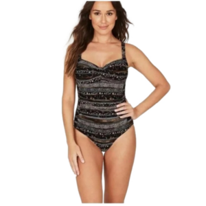 Nip Tuck Savannah Stripe Joanne One Piece Swimsuit, Size 4